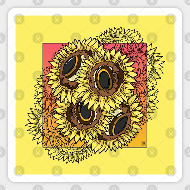 Sunflower Sees Magnet by Desdymona